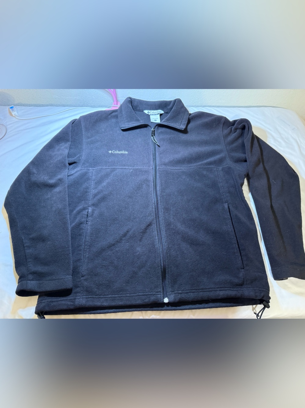 Columbia Men's Black Full-Zip Fleece Jacket